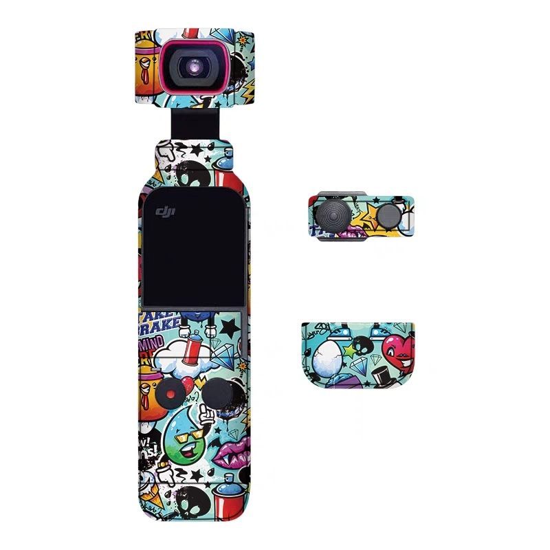 Walking donkey is suitable for DJI Pocket1 sticker film non-marking glue skin half pack color matte film