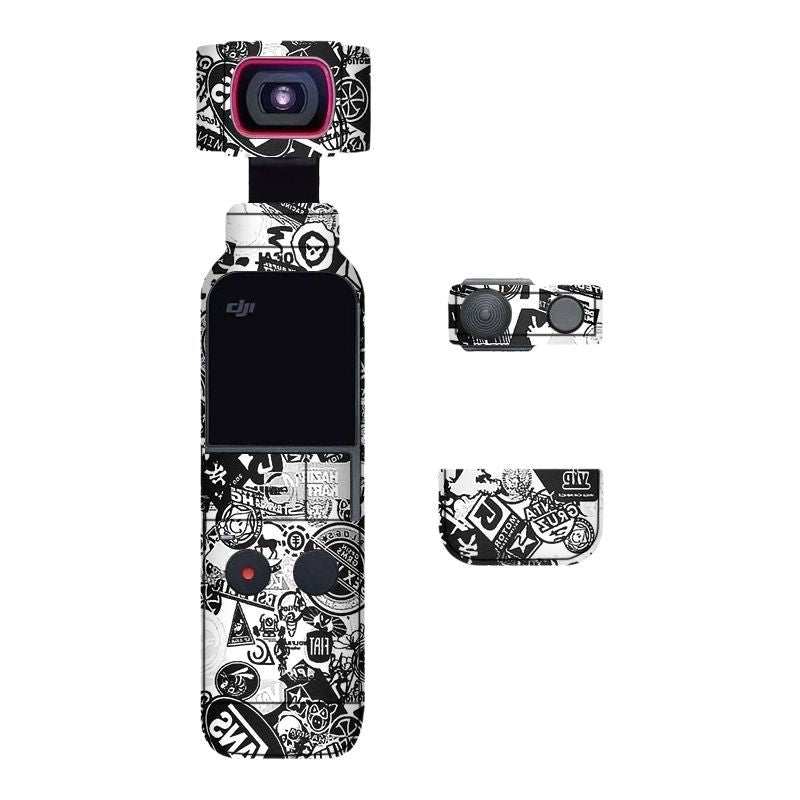 Walking donkey is suitable for DJI Pocket2 sticker camera film all-inclusive non-marking matte carbon fiber color film