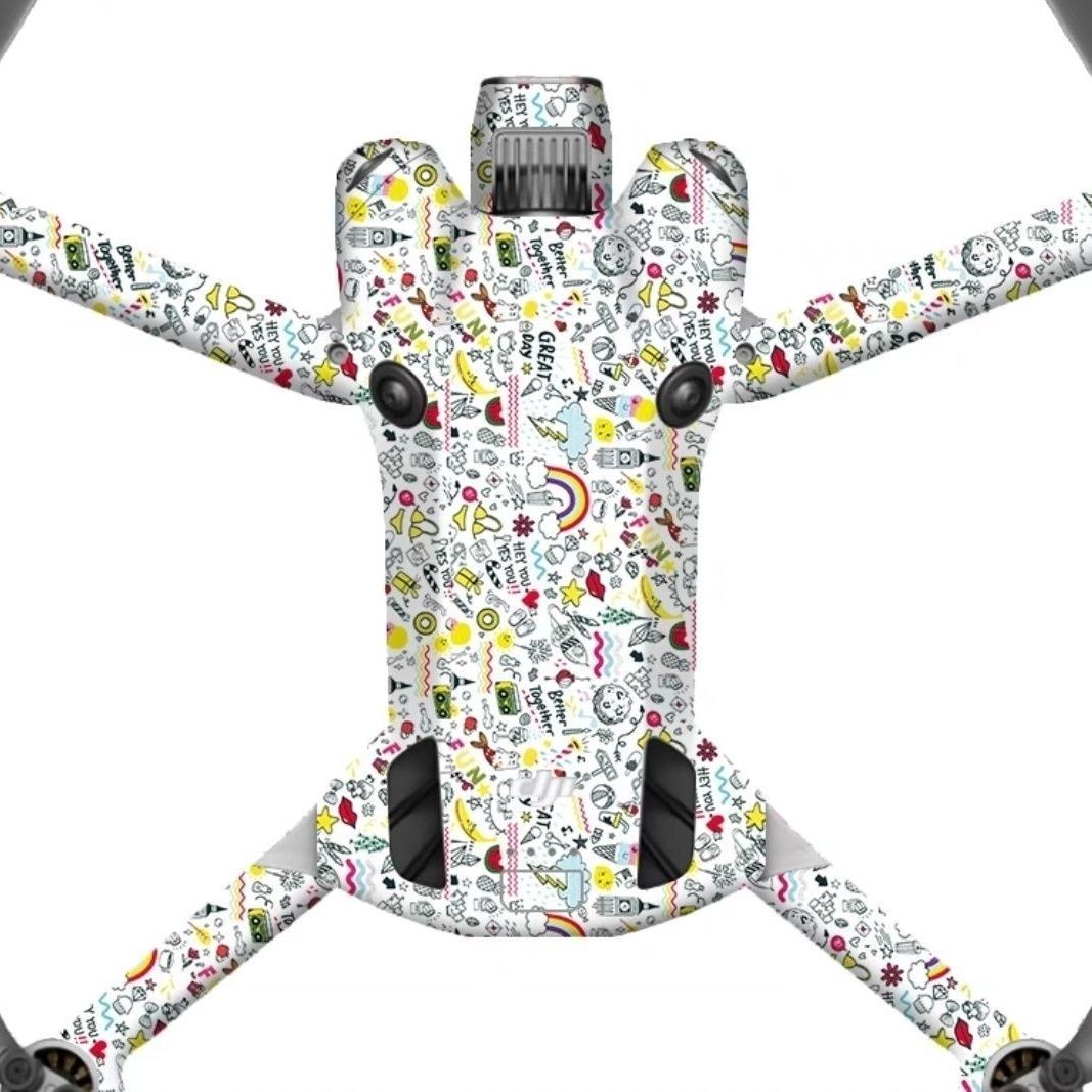 Walking donkey is suitable for DJI Mini4 Pro sticker drone film protective film non-marking glue customization