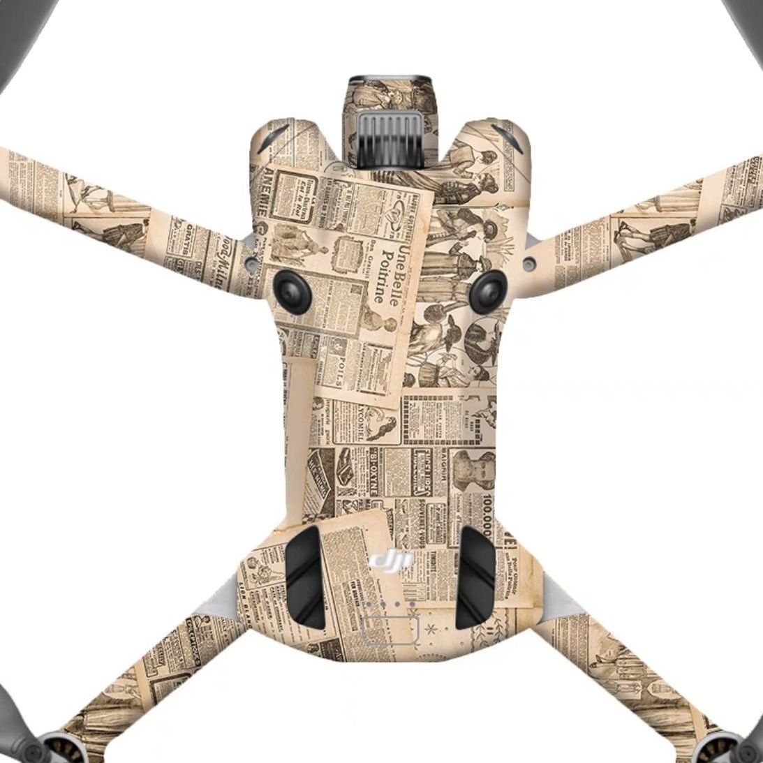 Walking donkey is suitable for DJI Mini4 Pro sticker drone film protective film non-marking glue customization