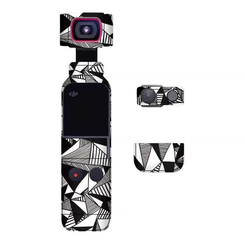 Walking donkey is suitable for DJI Pocket2 sticker camera film all-inclusive non-marking matte carbon fiber color film