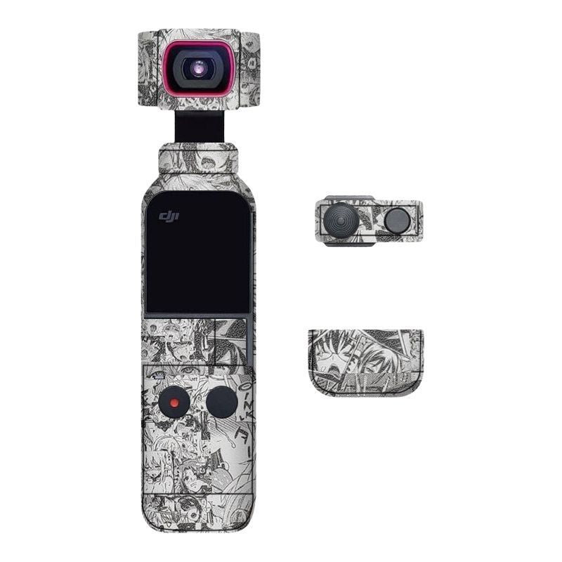 Walking donkey is suitable for DJI Pocket1 sticker film non-marking glue skin half pack color matte film