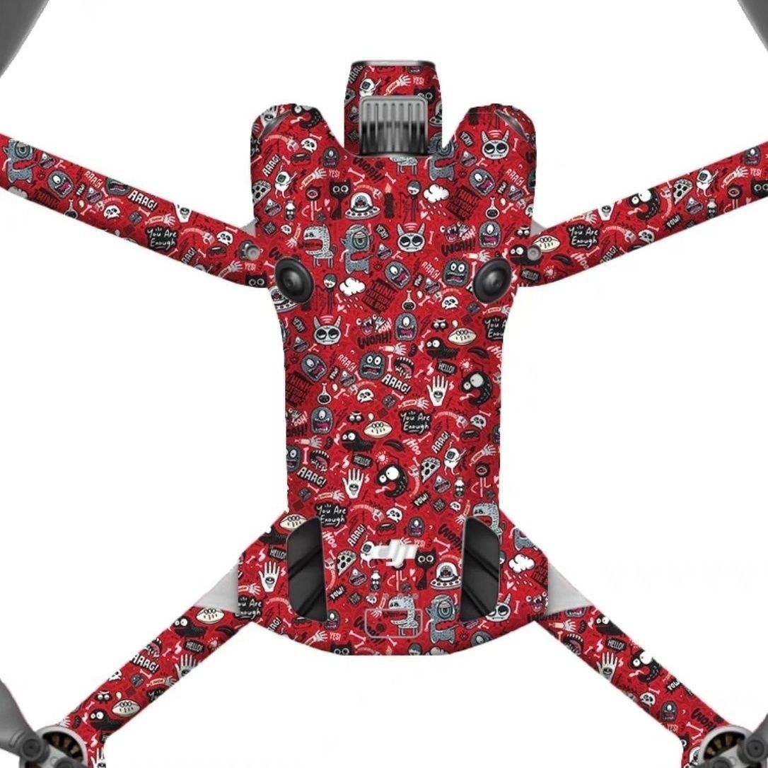 Walking donkey is suitable for DJI Mini4 Pro sticker drone film protective film non-marking glue customization